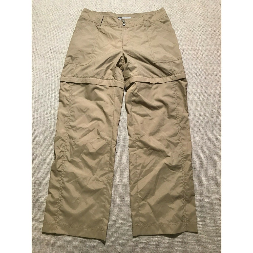 Nike ACG Women's Pants 8 Khaki Convertible Zip Off Leg Outdoor #1720
